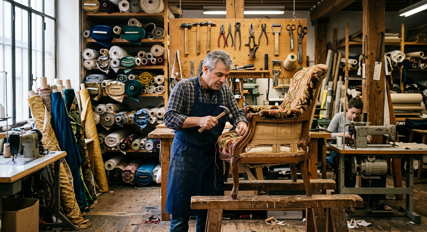 Atelier de tapisserie d'ameublement Toussaint à Puget-sur-Argens